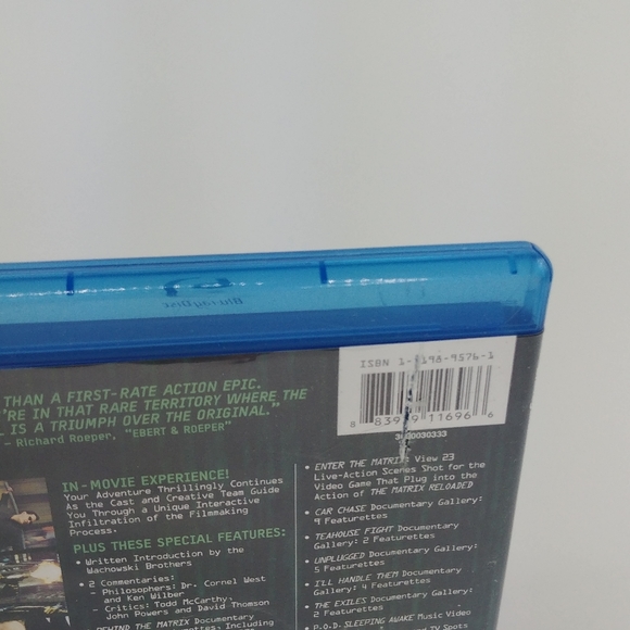 Matrix Reloaded Blu-Ray Keanu Reeves - Picture 5 of 5